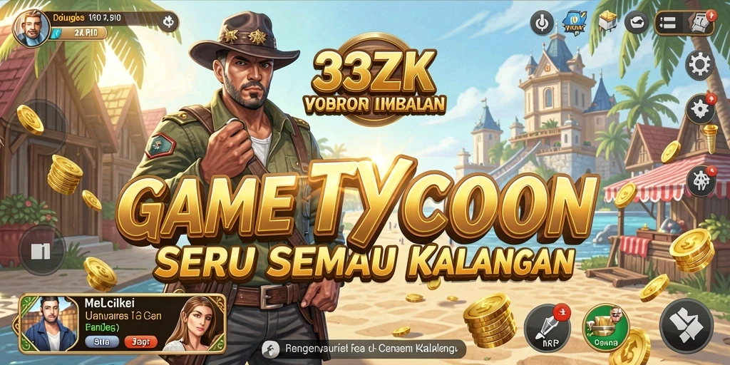 Tangkapan layar menunjukkan gameplay 33ZK yang menarik dan interaktif.