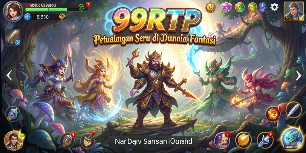 Gameplay petualangan seru di dunia fantasi 99RTP.