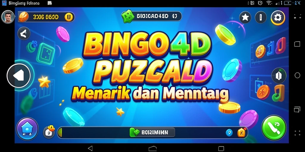 Tampilan gameplay BINGO4D yang seru dan interaktif.