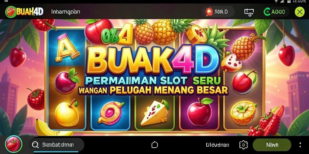 Tangkapan layar BUAH4D menampilkan gameplay Slot yang menarik dan interaktif.