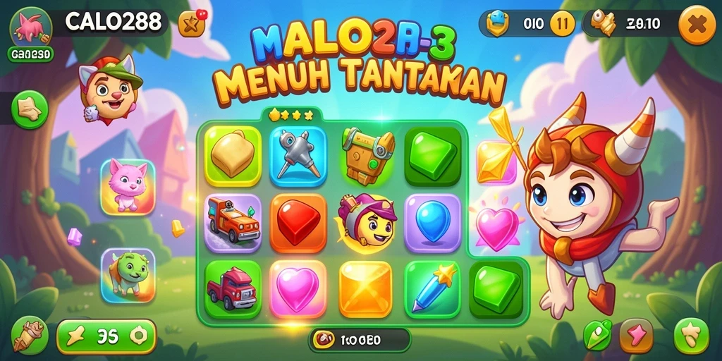 Gameplay seru dan penuh warna dalam CALO288.