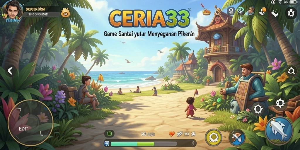 Screenshot CERIA33 yang menampilkan gameplay ceria dan interaktif.