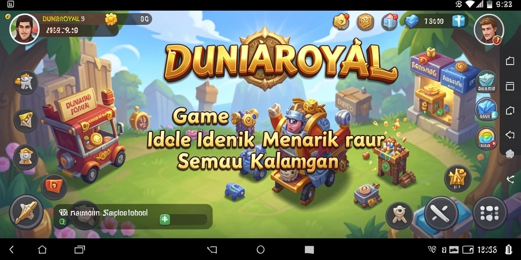 Tampilan gameplay DUNIAROYAL yang mengasyikkan dan penuh warna.