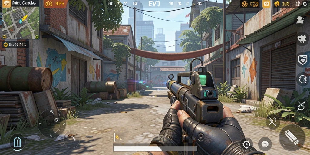 Tampilan gameplay seru di EVIP3 dengan aksi TPS yang mendebarkan.