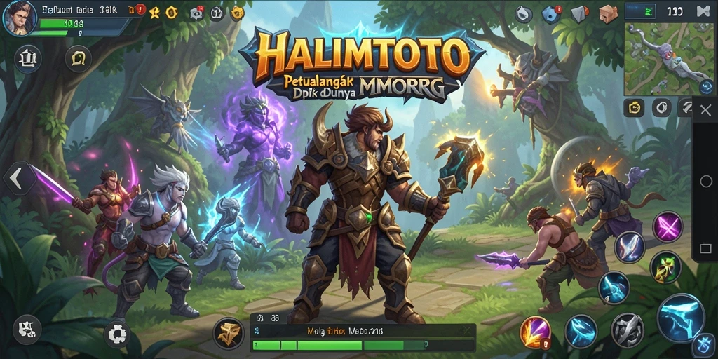 Tampilan gameplay epik di dunia <strong>HALIMTOTO</strong> yang penuh aksi.