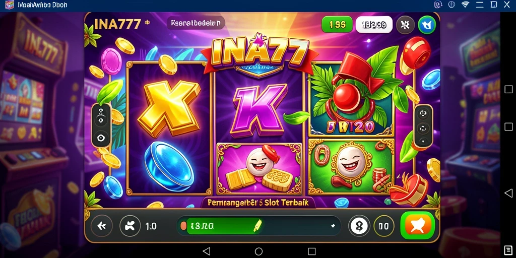 Tangkapan layar gameplay <strong>INA777</strong> menampilkan mesin slot yang menarik dan penuh warna.