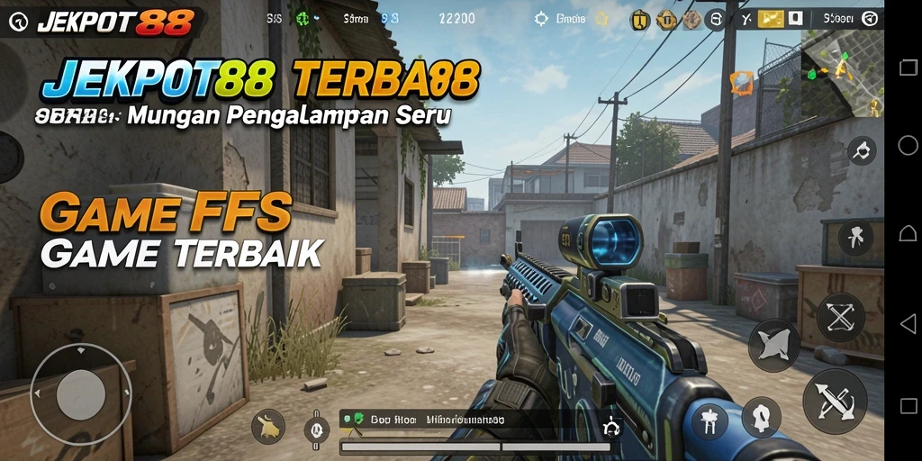 Tampilan gameplay JEKPOT88 yang mendebarkan dan penuh aksi.
