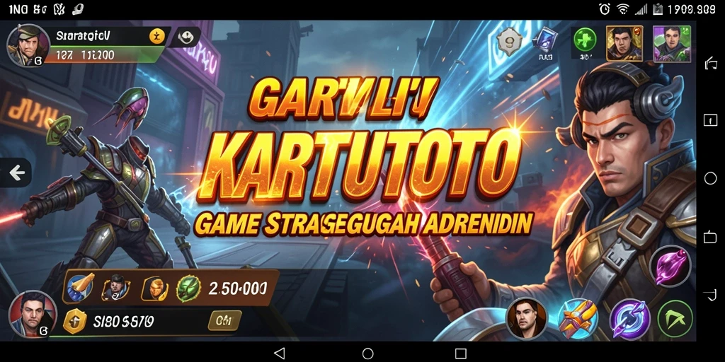 Gameplay seru KARTUTOTO menampilkan pembangunan kerajaan yang menarik.