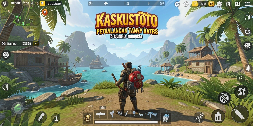 Tangkapan layar menunjukkan petualangan seru dalam dunia terbuka KASKUSTOTO.