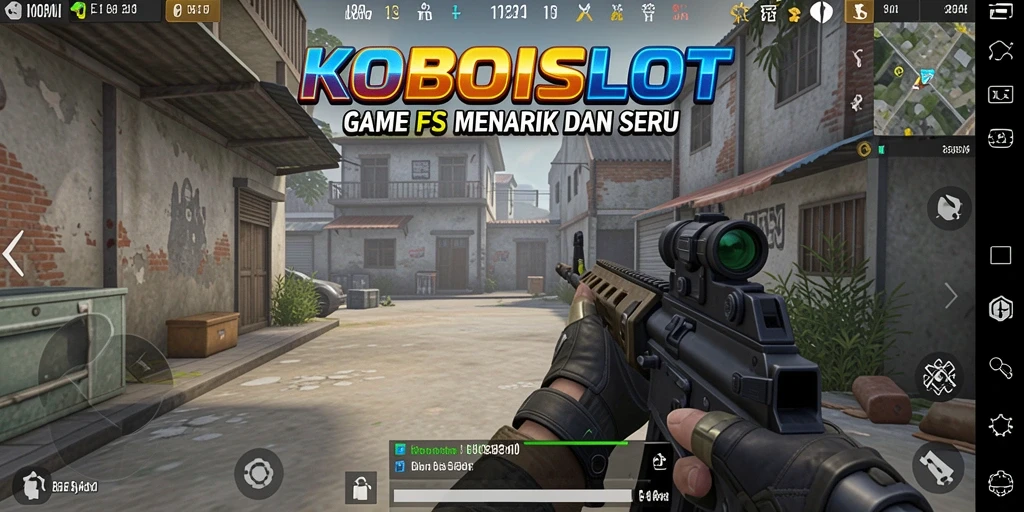 Screenshot gameplay KOBOISLOT yang menegangkan dan penuh aksi.