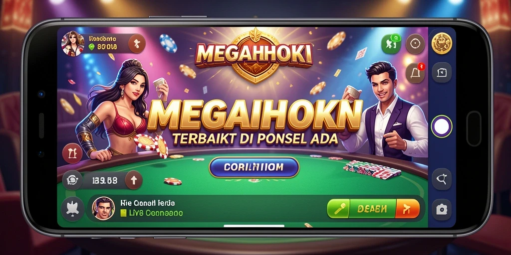 Tampilan gameplay Live Casino MEGAHOKI yang mengesankan dengan dealer profesional.