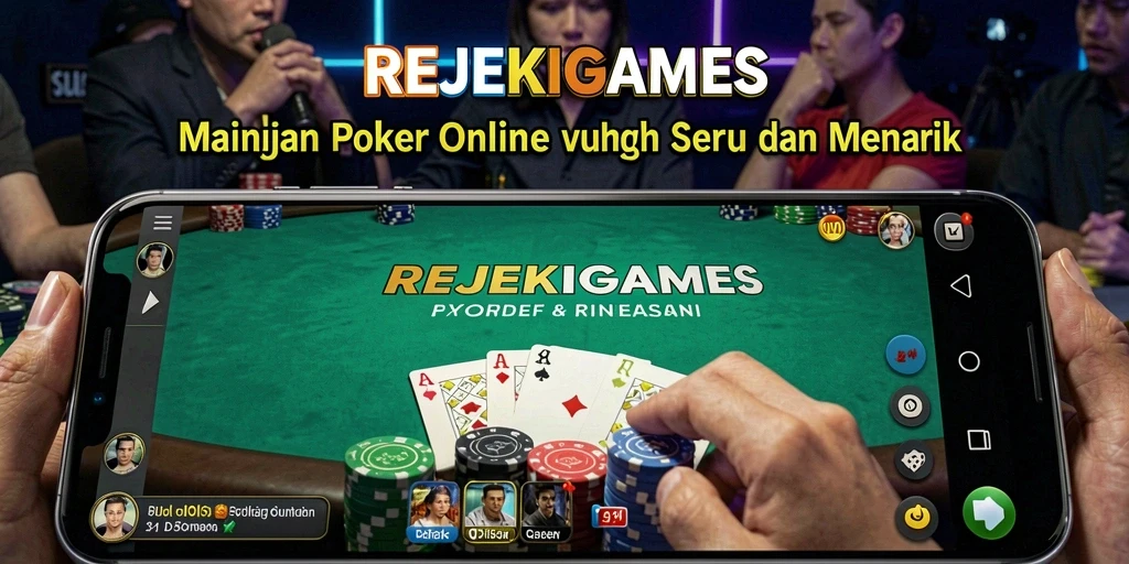 Screenshot gameplay Poker yang mendebarkan di REJEKIGAMES.