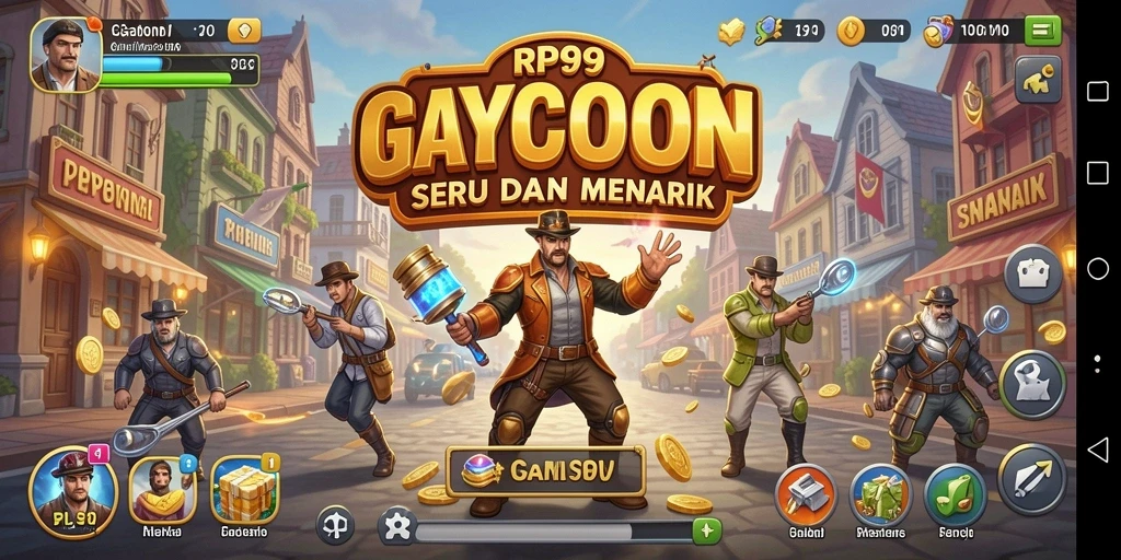 Screenshot gameplay RP99 menampilkan manajemen bisnis yang seru.