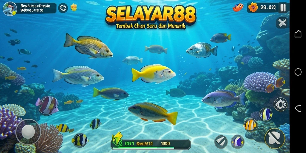 Tangkap ikan dengan senjata dalam gameplay yang mendebarkan.