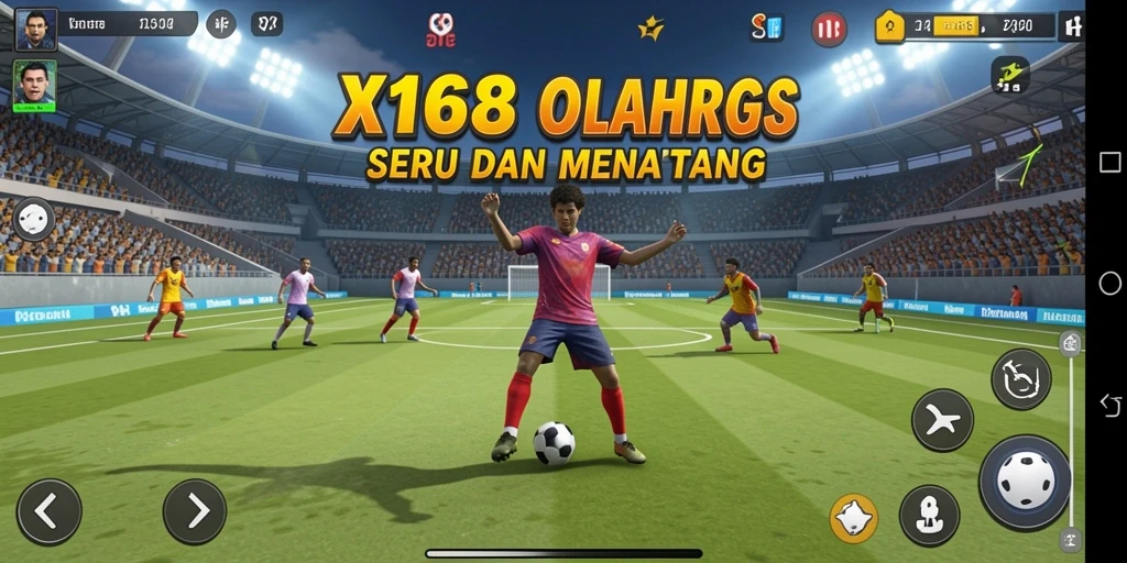 Tampilan menarik dari gameplay olahraga X168 yang memukau.
